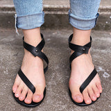 Women's Sandals Diagonal Strap - vmlfashion-com