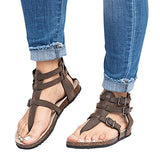 Women's Comfortable Sandals Crossed Straps Sandals - vmlfashion-com