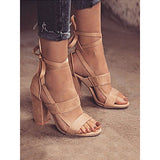 Women's Strap Accented Block Heels - vmlfashion-com