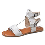 Women's Double Buckle Sandals - vmlfashion-com