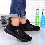 Women's Black Boot's Hot Running Shoes Trainers - vmlfashion-com