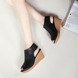 Women's European Wedges Star Cutout Style - vmlfashion-com