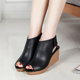 Women's European Wedges Star Cutout Style - vmlfashion-com