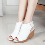 Women's European Wedges Star Cutout Style - vmlfashion-com