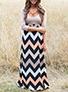 Women's Maxi Long Sleeve Multicoler Dress - vmlfashion-com