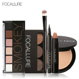 COUPON Focallure Makeup Tool Kit for Daily use with Sexy Matte Lipstick Beauty Eyeshadow Eyebrow Eyeliner Pen with Brush in set MAKEUP KIT - vmlfashion-com