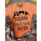 Casual Print Womens Letter T-shirts It's Just A Bunch of Hocus Pocus Tee Top Tee Shirt Women Halloween Pumpkin  Tshirt T Tops - vmlfashion-com