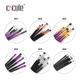 Cocute Makeup Tool Kit 4 PCS Including Makeup Brushes Eyeshadow Eyebrow Pen Mascara and Highlighter Shimmer Stick for girl gift - vmlfashion-com