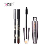 Cocute Makeup Tool Kit 4 PCS Including Makeup Brushes Eyeshadow Eyebrow Pen Mascara and Highlighter Shimmer Stick for girl gift - vmlfashion-com