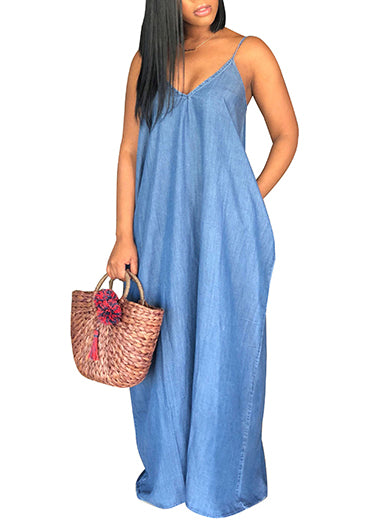 Women Denim hard Dress - vmlfashion-com