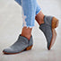 Women's Slip On Bootie Chunky Heels - vmlfashion-com