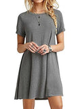 Women's Short Sleeved Mini Dress - vmlfashion-com