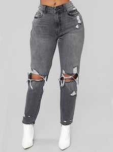 Women Dark Gray Jeans - vmlfashion-com