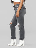 Women Dark Gray Jeans - vmlfashion-com