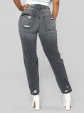 Women Dark Gray Jeans - vmlfashion-com