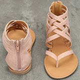 Women's Cross Strap Sandals - vmlfashion-com