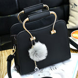 Women's hand Bag Faux Fur Keychain - vmlfashion-com