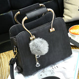 Women's hand Bag Faux Fur Keychain - vmlfashion-com