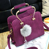 Women's hand Bag Faux Fur Keychain - vmlfashion-com