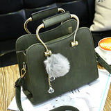 Women's hand Bag Faux Fur Keychain - vmlfashion-com