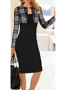 Women Jacket Dress Pencil Design Form Fitted Sexy Dress - vmlfashion-com