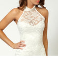 Womens Lace White Dress - vmlfashion-com