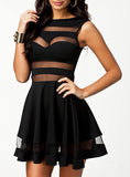 Women sexy black dress - vmlfashion-com