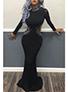 Women-Long-Black-Dress-Cut-Out-Mesh-Insert-Cutout-Sides - vmlfashion-com