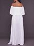 Women's-Off-Shoulder-White-Dress-For-WeddingParty - vmlfashion-com