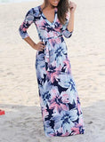 Women-Large-Tropical-Watercolor-Dress- - vmlfashion-com