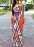 Women-Sexy-Long-Dress-Multicolor-Southwestern-Style - vmlfashion-com