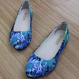 Women's Floral Ballet with Rounded Toes Flats Bootie - vmlfashion-com