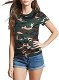 Women's Camo Tshirt - vmlfashion-com