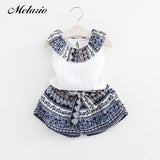 Melario Girls Clothing Sets 2019 Summer Cotton Vest Two-piece Sleeveless Children Sets Casual Fashion Girls Clothes Suit Skirt - vmlfashion-com