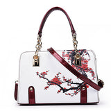 Women's Flower Print Hand Bag - vmlfashion-com