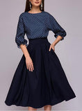 Women's-Retro-Style-Dress-For-TeachersOffice - vmlfashion-com