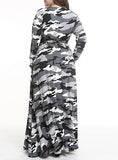 Women's Camo Plus Size Maxi Dress - vmlfashion-com