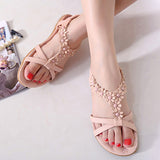 Women's Open Toe Sandals Side Straps - vmlfashion-com