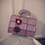 Women's Fur and Crown Dangle Bag - vmlfashion-com