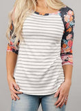 Women's Athlectic Striped Top - vmlfashion-com