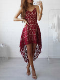 Layered Large Design Lace Midi Dress  Over the Shoulder Strap - vmlfashion-com