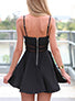 Women's Skater Dress - Peek-a-Boo Lace Trim - vmlfashion-com