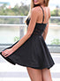 Women's Skater Dress - Peek-a-Boo Lace Trim - vmlfashion-com