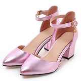 Women's Silver Office High Heel Sandals - vmlfashion-com