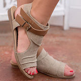 Women's Contrasting Colored Straps Ruched Sandals - vmlfashion-com