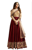 Maroon embroidered shalwar - vmlfashion-com