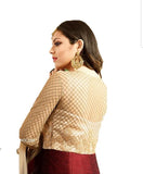 Maroon embroidered shalwar - vmlfashion-com