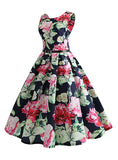 women multiflower dress - vmlfashion-com