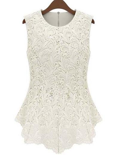 Women's Casual Laced Top - vmlfashion-com