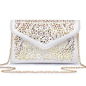 Women's Cross Body Handbag  White Pointed Handbag - vmlfashion-com